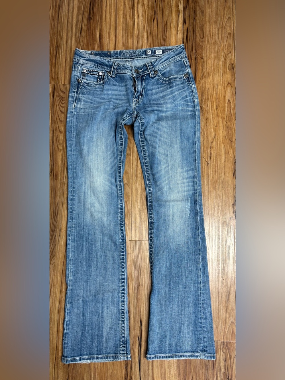 Miss Me Women's Light Blue Boot Cut Jeans